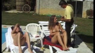 Nude sun bathing leads to sex