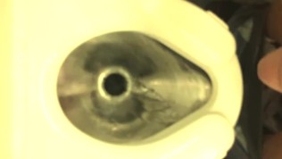 pissing and masturbating my cock on a train and cumming