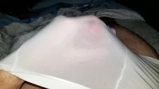 PLAYING WITH MY TOY IN NEW UNDERWEAR WHILE EVERYONE IS HOME – SHHH! :)