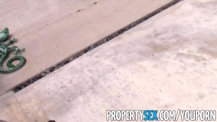 PropertySex – Asian real estate agent homemade outdoor sex video