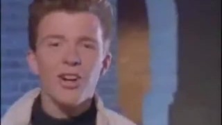 Rick roll but on the hub