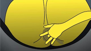 Simpsons: Edna Krabappel smells her own pissing Cunt and gets horny