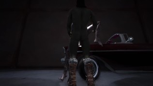 skyrim Succubus seduce passersby in the streets of the night