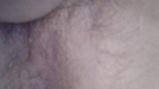 Stroking my virgin ass hole