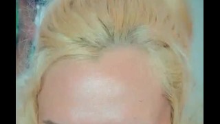 The Blonde really likes to SUCK your DICK