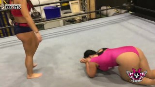 Thick chicks wrestling
