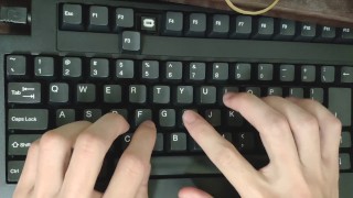 Typing on ALPS Switch Mechanical Keyboard