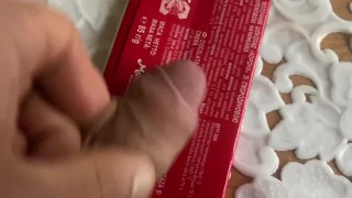 Uncircumcised cock kitchen masturbate