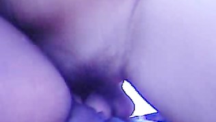 Black Pussy Cumming All Over My White Cock