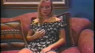 Blonde waiting her turn