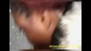 Bocchino amatoriale per strada