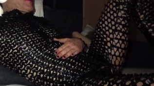 Catsuit smoking lipstick ……. to the beat!