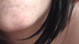 Cookies ‘n’ Cream – Chubby Brunette Milks Cock & Eats Cum Covered Cookie