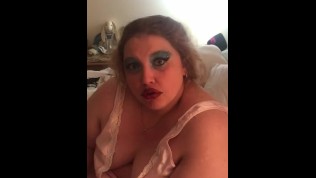 Does her make up like a good whore