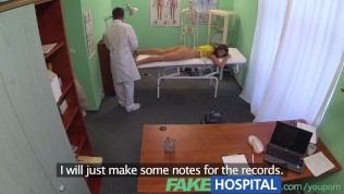 FakeHospital Stunning brunette needs doctors advice on her itchy pussy