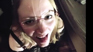 german amateur girl gets facial