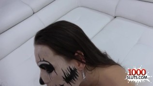 Hot girl pov blowjob and creampie