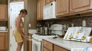 Housewife Fucks Her Black Dildo