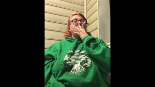 Late night cigarettes before bed