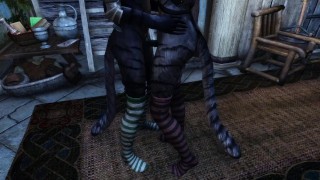 [Skyrim Special Edition] Feat. Kat Byte Thigh-high socks
