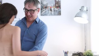 Sweetie gives her teacher sex satisfaction