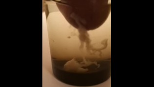 Under water cumshot
